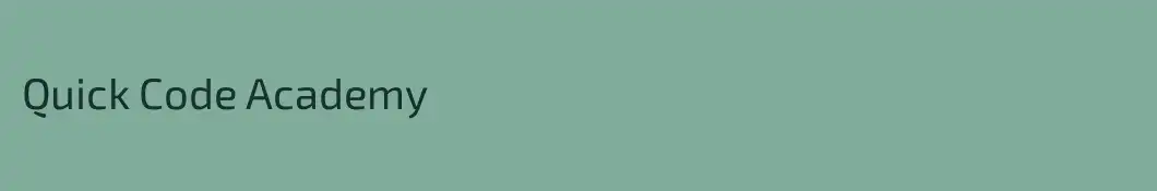 Quick Code Academy